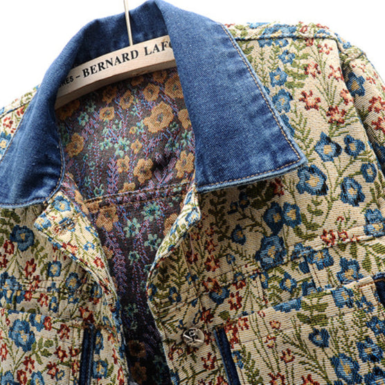 Giardino Jacquard Denim Jacket
