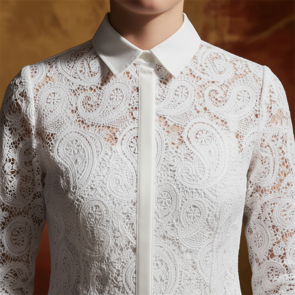 Vivienne Lace Button Shirt