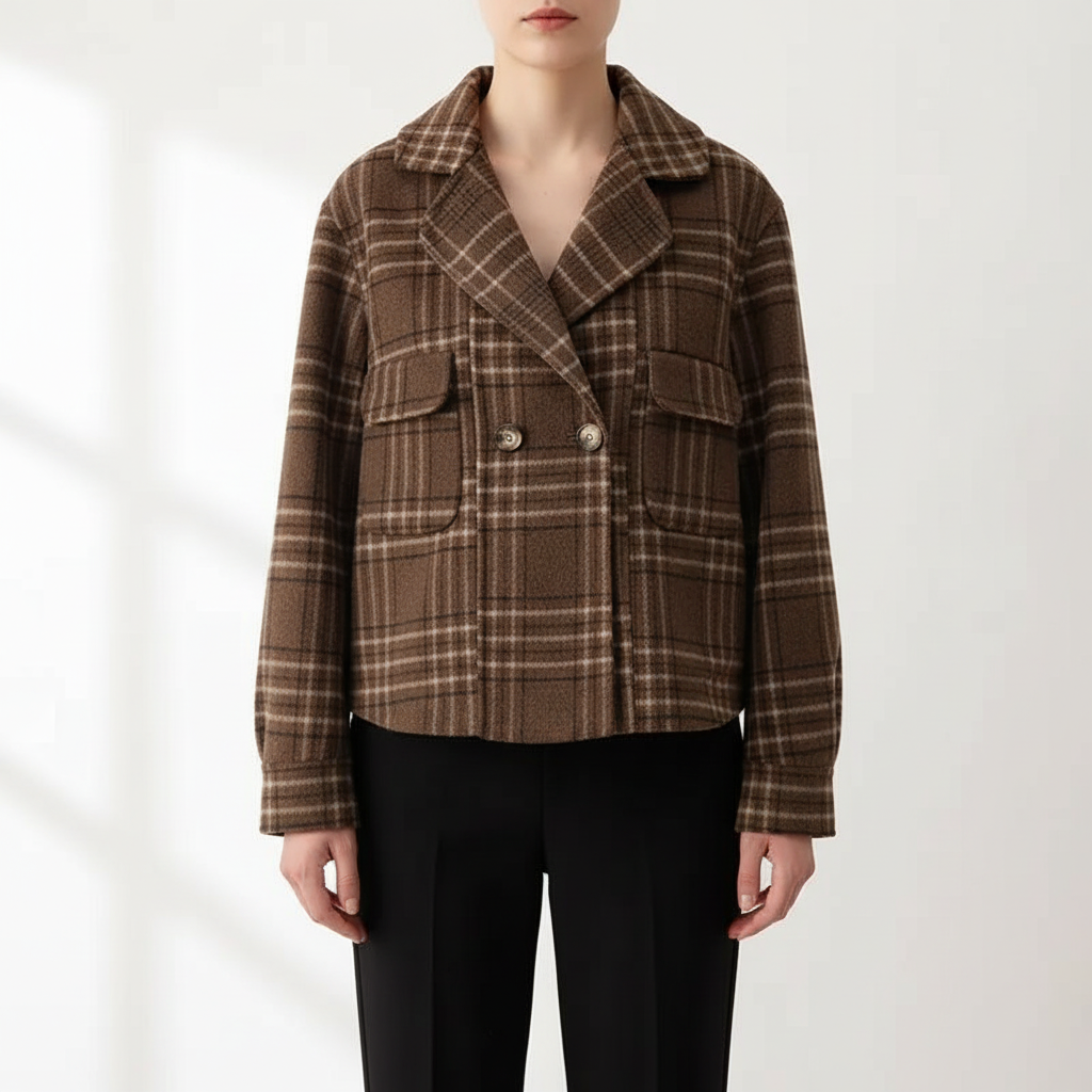 Harrow Plaid Wool Jacket