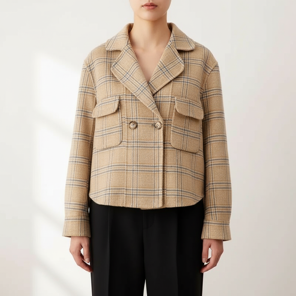 Harrow Plaid Wool Jacket