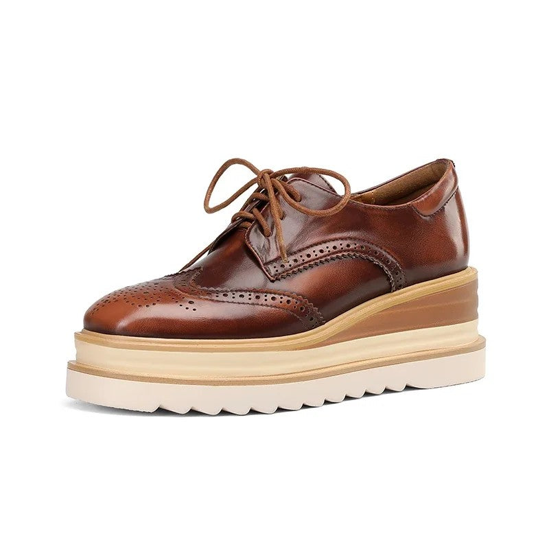 Brogano Platform Oxfords