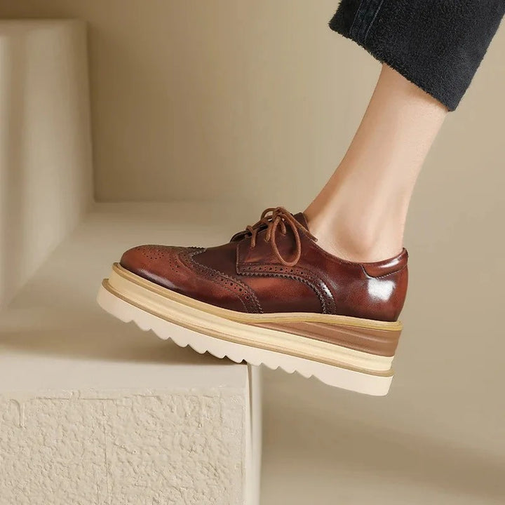 Brogano Platform Oxfords