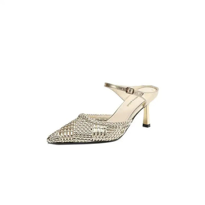 Bellagio Woven Slingbacks