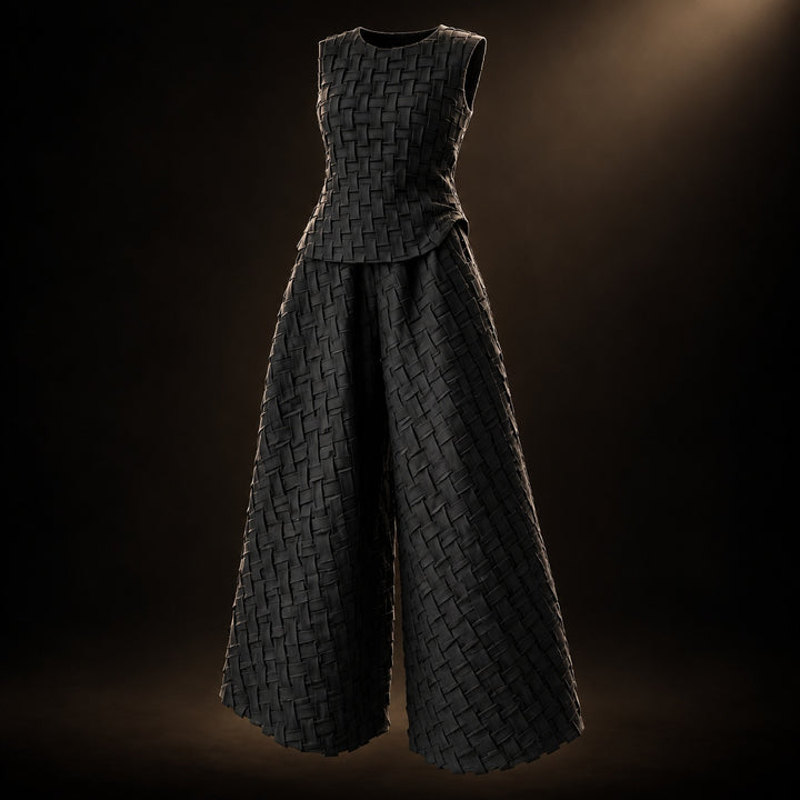 Basketry Pleated Two-Piece Set — ce_soul_s3_01