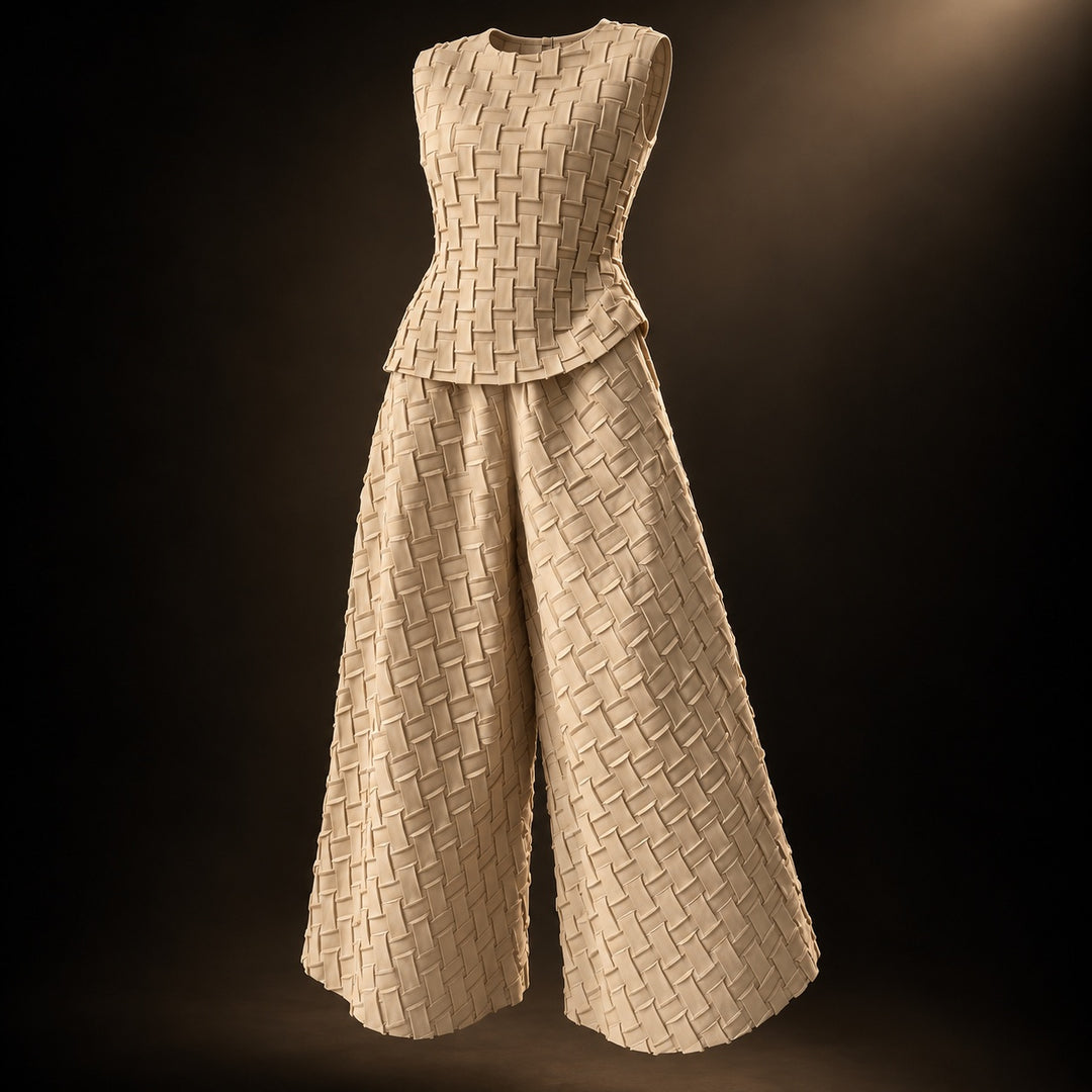 Basketry Pleated Two-Piece Set — ce_soul_s3_01