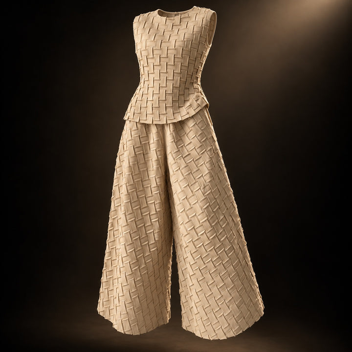 Basketry Pleated Two-Piece Set — ce_soul_s3_01