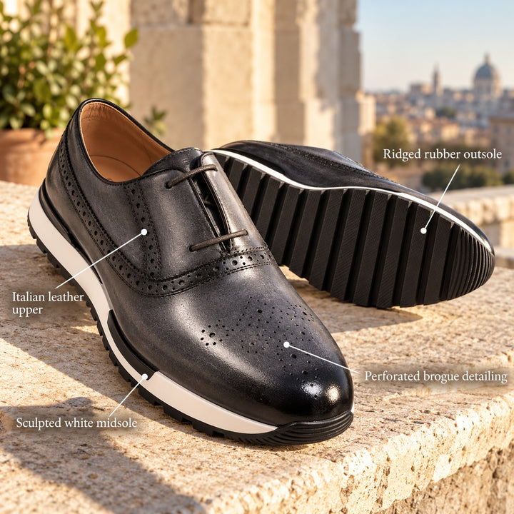 Brogue Sprint Leather Derbies — ce_metastatic_01