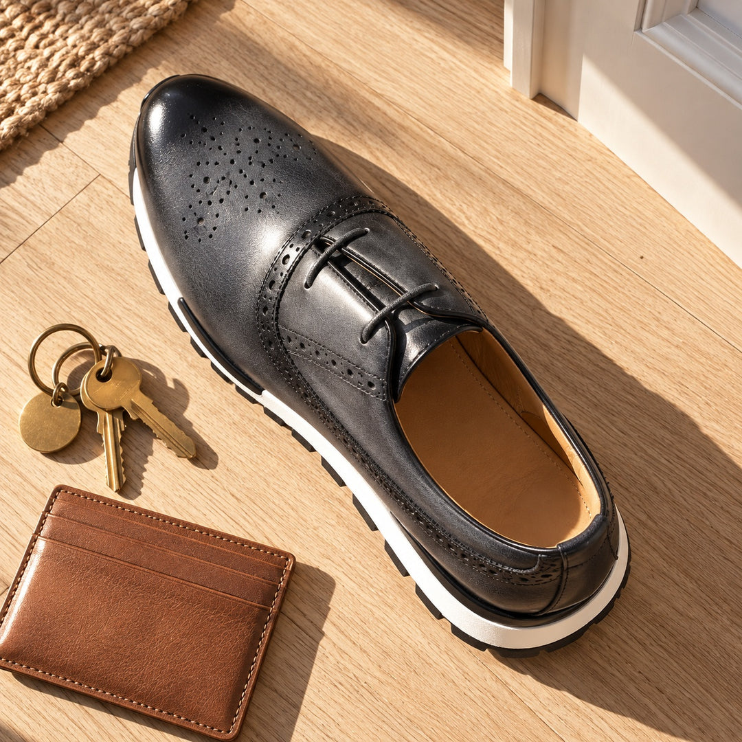 Brogue Sprint Leather Derbies — ce_metastatic_01