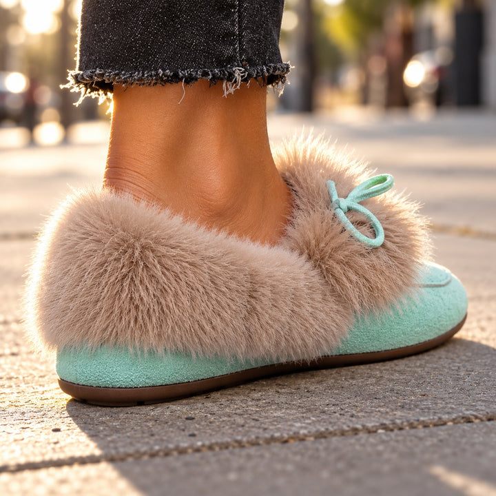 Bunny Fluff Loafer Flats — ce_brooklyn_s2_01