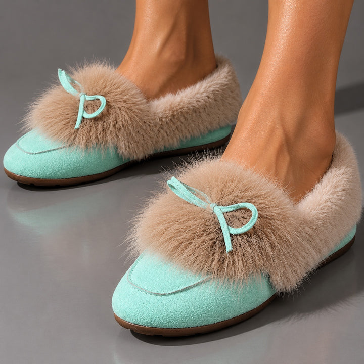 Bunny Fluff Loafer Flats — ce_brooklyn_s3_01