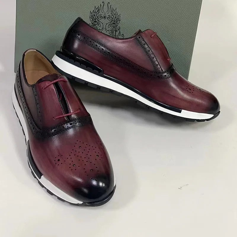 Brogue Sprint Leather Derbies