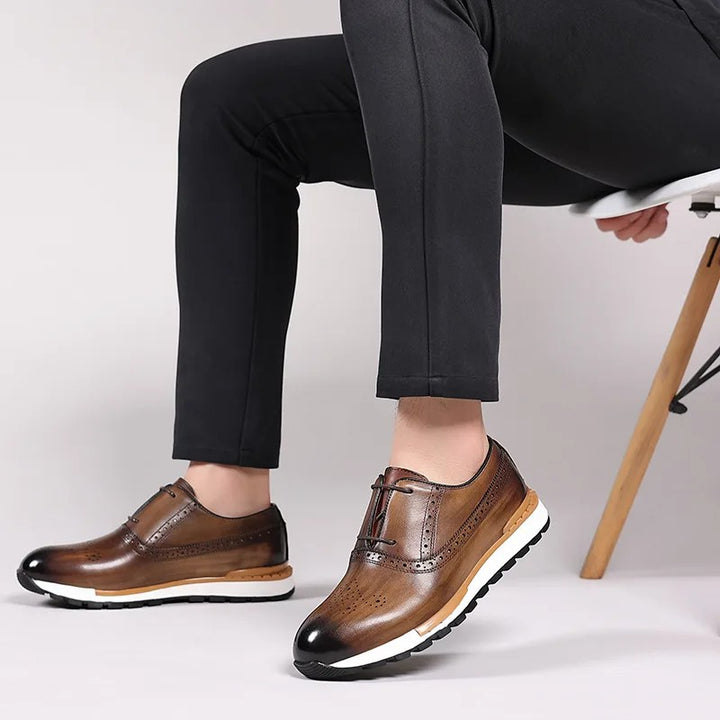 Brogue Sprint Leather Derbies