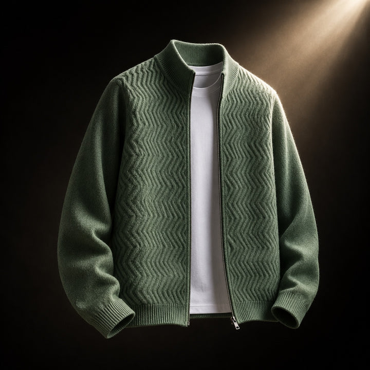 Chevron Wool Zip Cardigan — ce_soul_s3_01