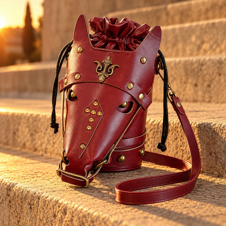 Destrier Horse-Head Bucket Bag — ce_metastatic_01