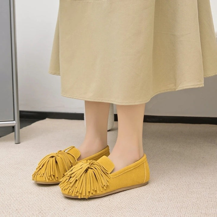 Frangia Suede Flats