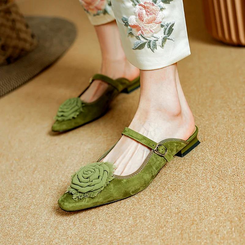 Rosabelle Leather Flats