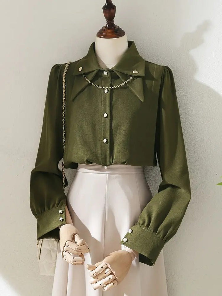 Colette Corduroy Chain Blouse