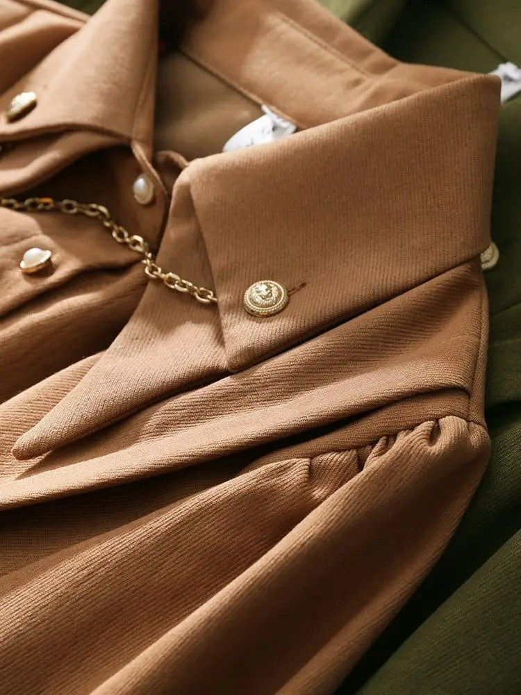 Colette Corduroy Chain Blouse