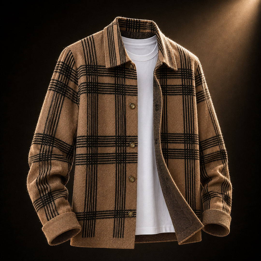 Highland Plaid Wool Cardigan — ce_soul_s3_01