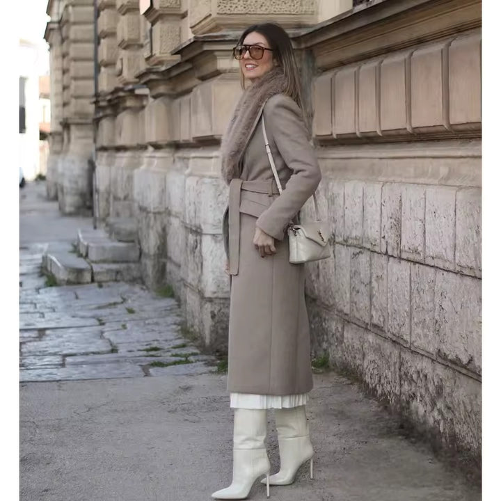 Rossa Belted Wrap Coat