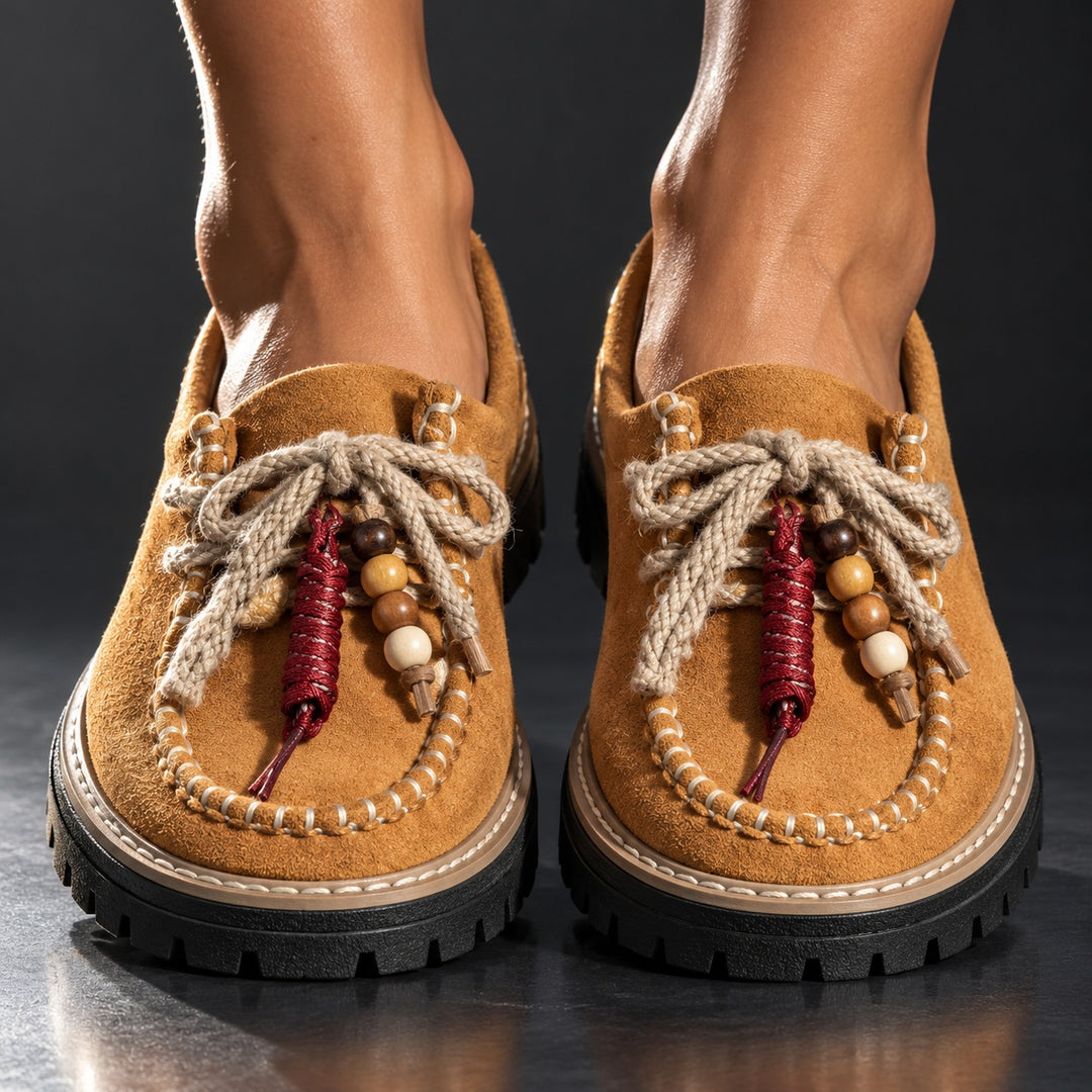 Juniper Beaded Lace-Up Flats — ce_brooklyn_s3_01