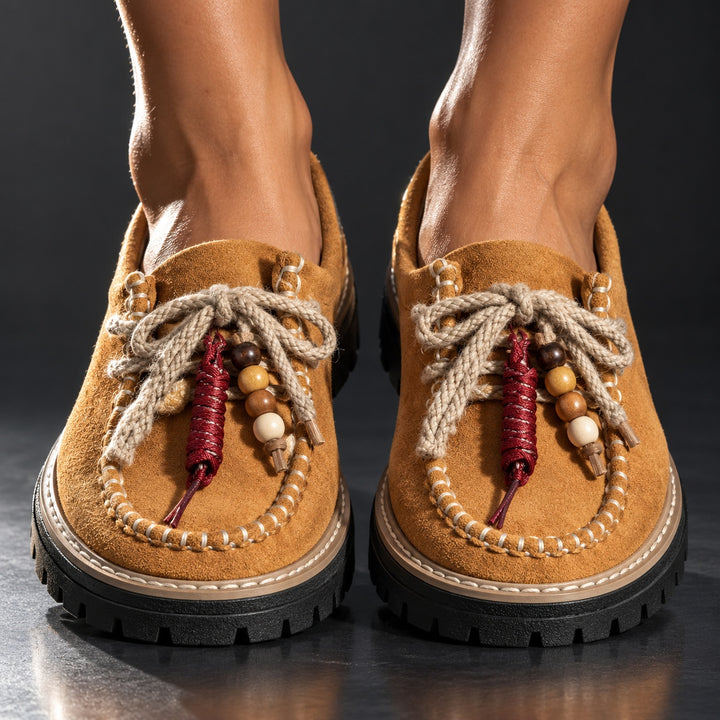 Juniper Beaded Lace-Up Flats — ce_brooklyn_s3_01