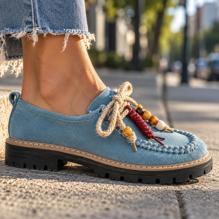 Juniper Beaded Lace-Up Flats — ce_brooklyn_s2_01