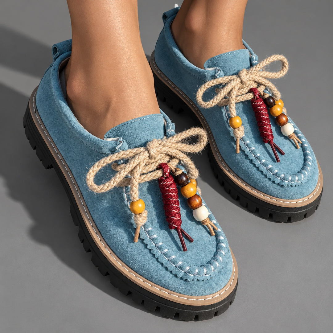 Juniper Beaded Lace-Up Flats — ce_brooklyn_s3_01
