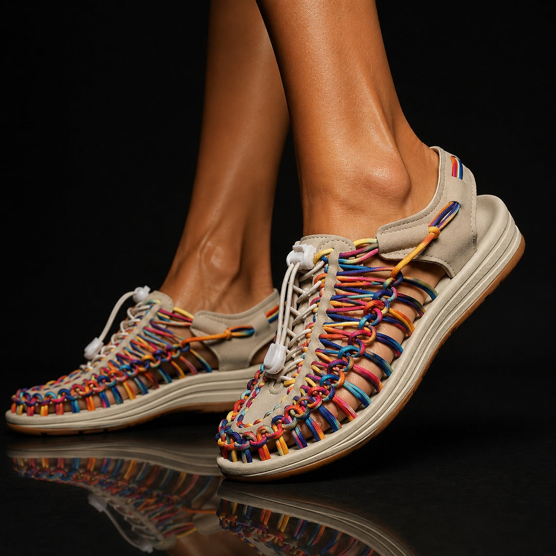 Kaleido Woven Cord Sandals — ce_brooklyn_s3_01