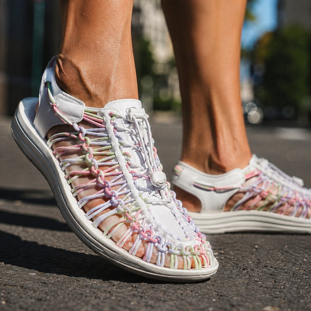 Kaleido Woven Cord Sandals — ce_brooklyn_s1_01
