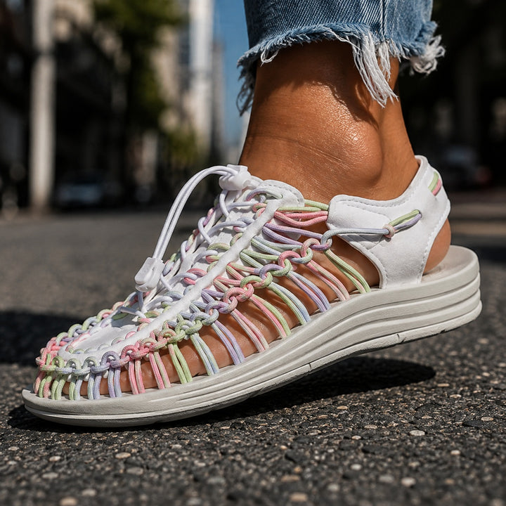 Kaleido Woven Cord Sandals — ce_brooklyn_s2_01