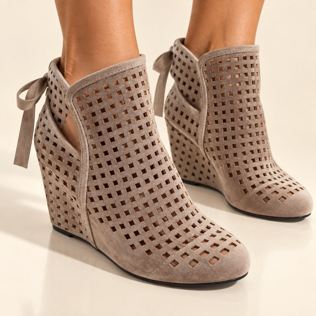 Lattice Cutout Ankle Booties — ce_brooklyn_s3_01
