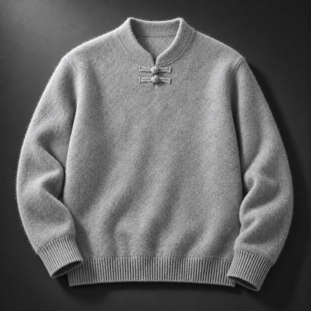 Mandarin Knot Wool Pullover — ce_soul_s1_01