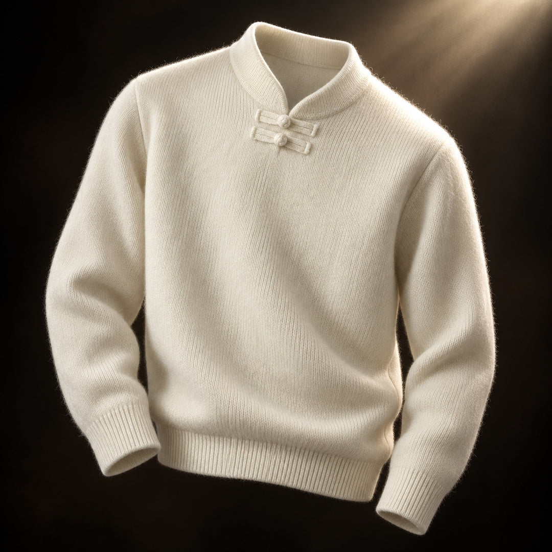 Mandarin Knot Wool Pullover — ce_soul_s3_01