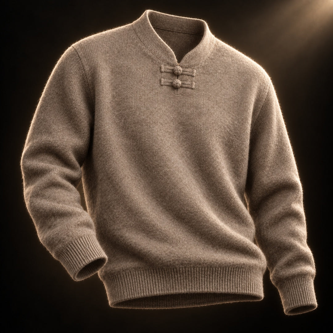 Mandarin Knot Wool Pullover — ce_soul_s3_01