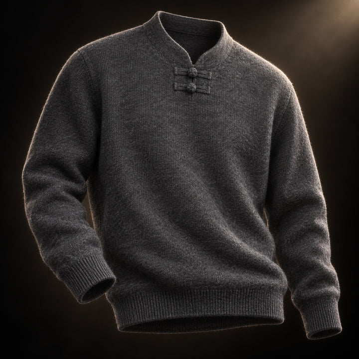 Mandarin Knot Wool Pullover — ce_soul_s3_01