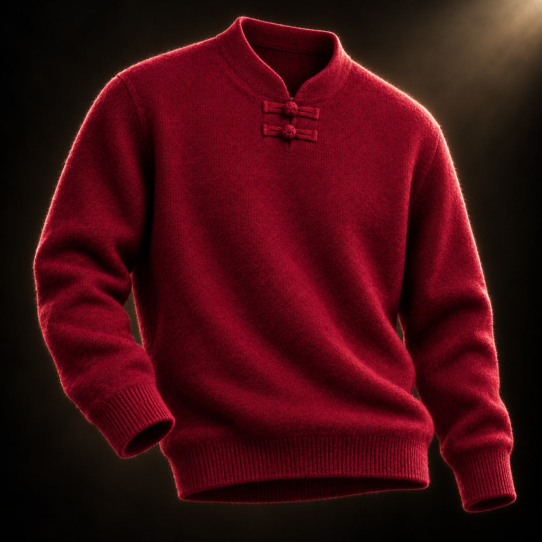 Mandarin Knot Wool Pullover — ce_soul_s3_01
