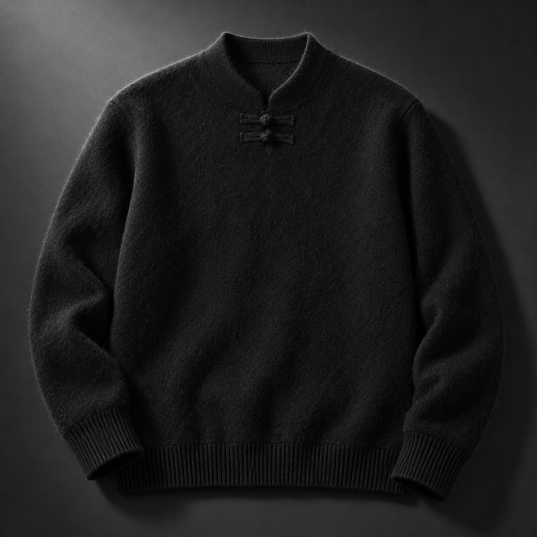 Mandarin Knot Wool Pullover — ce_soul_s1_01