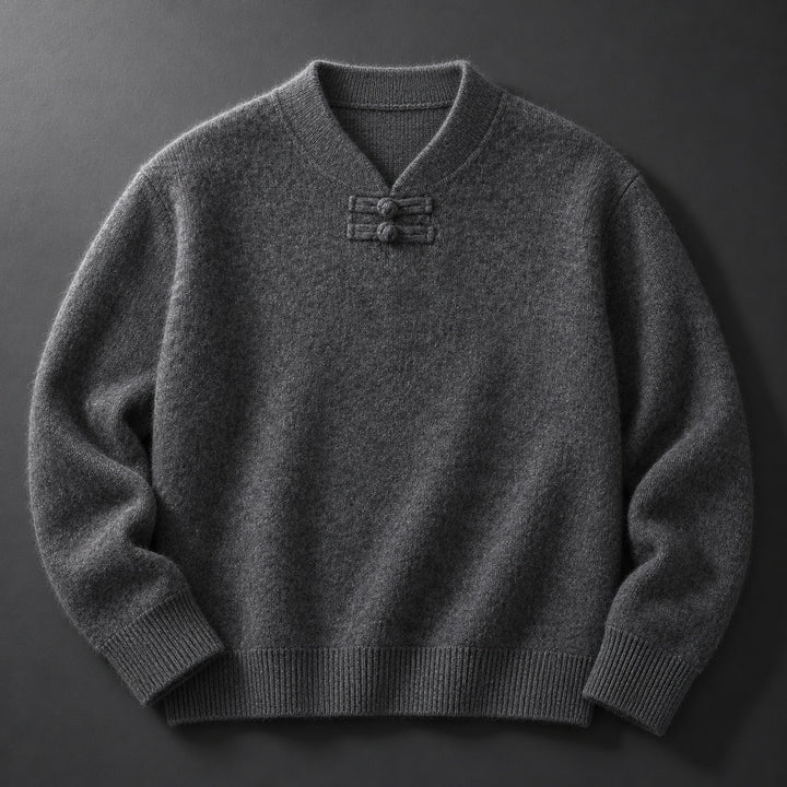 Mandarin Knot Wool Pullover — ce_soul_s1_01