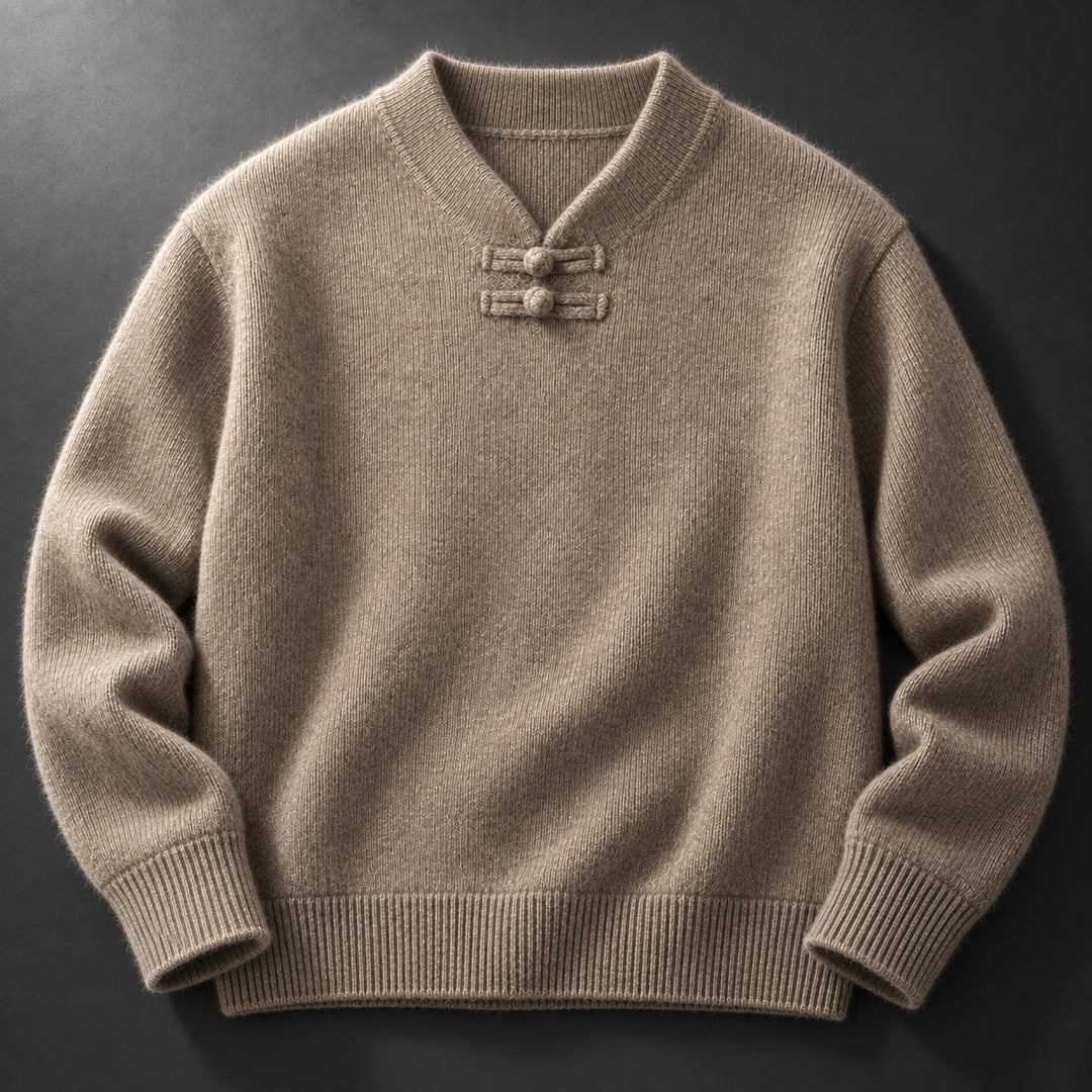 Mandarin Knot Wool Pullover — ce_soul_s1_01
