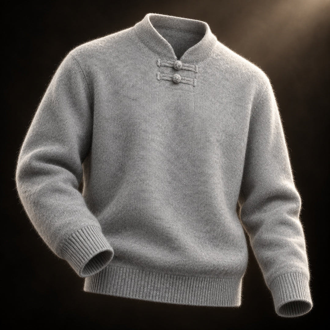 Mandarin Knot Wool Pullover — ce_soul_s3_01