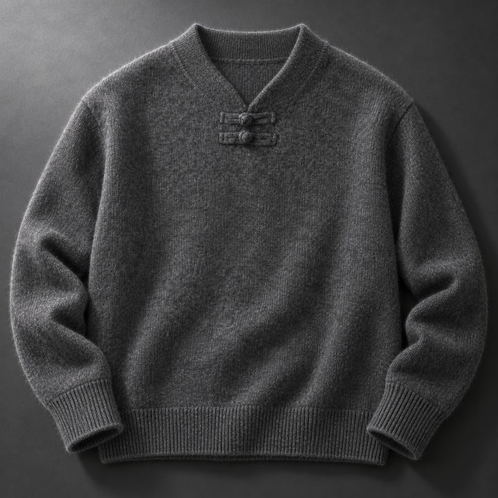 Mandarin Knot Wool Pullover — ce_soul_s1_01