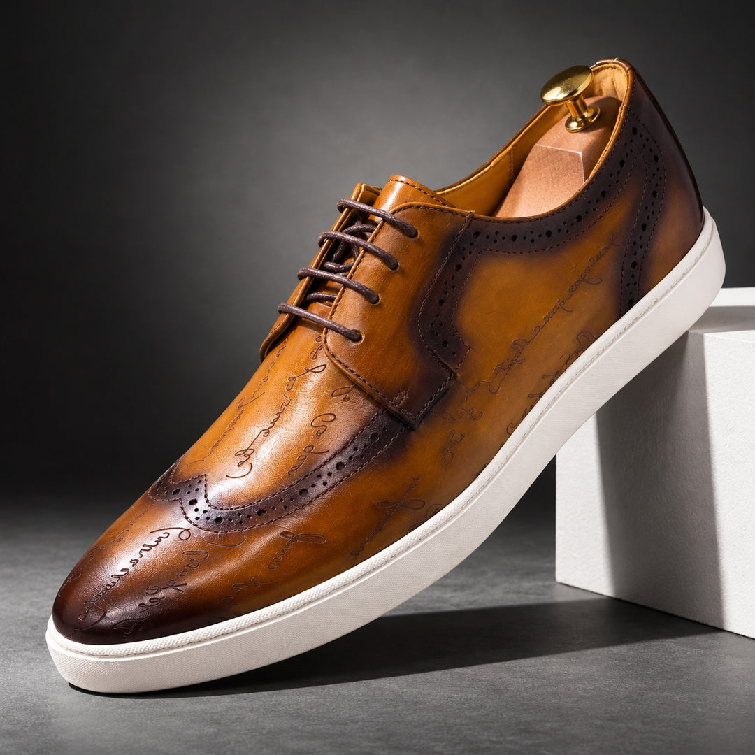 Manuscript Wingtip Sneakers — ce_angle_01