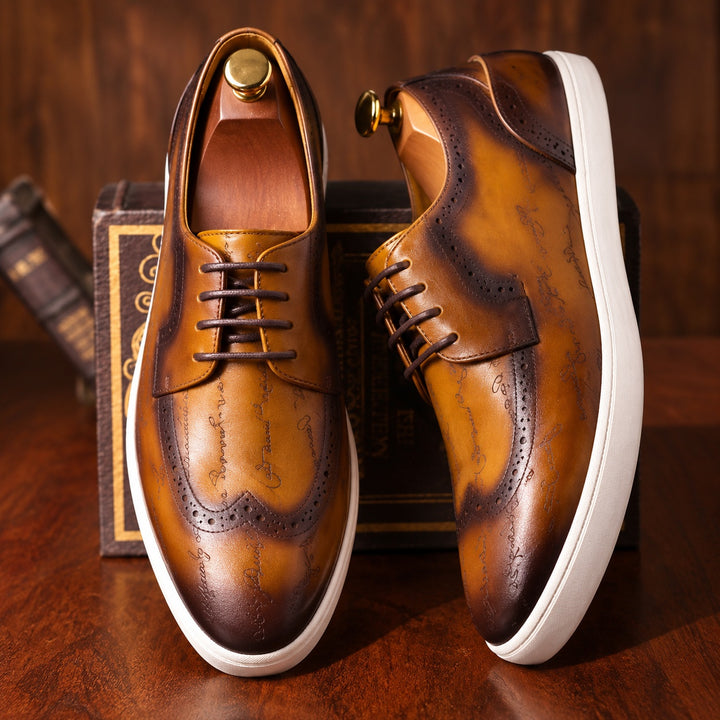 Manuscript Wingtip Sneakers — ce_angle_01