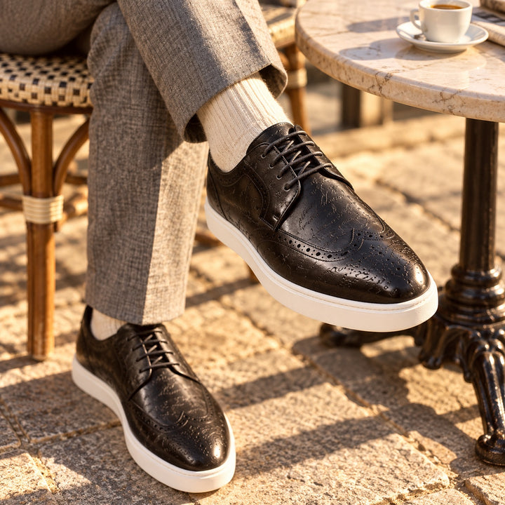 Manuscript Wingtip Sneakers — ce_metastatic_01