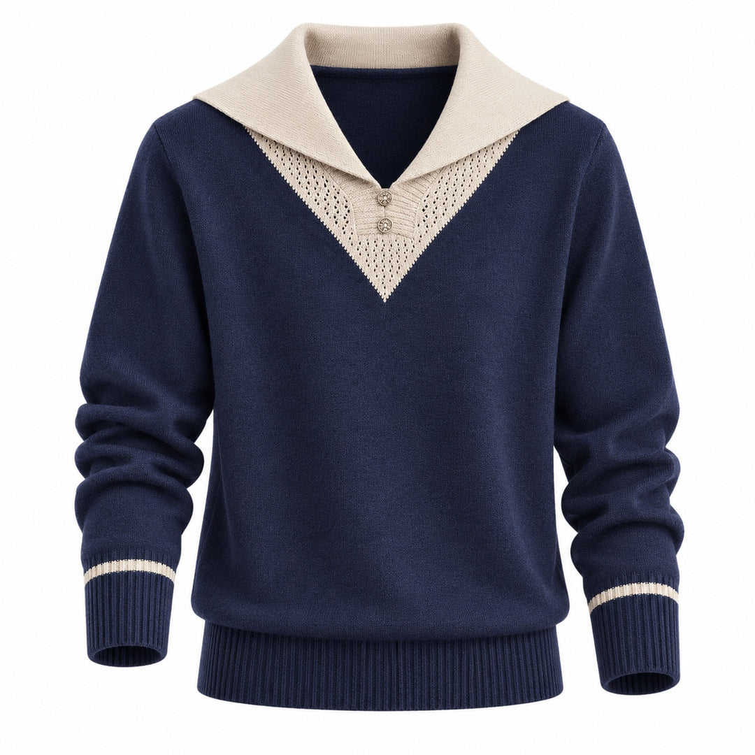 Matilde Collared Knit Pullover — ce_wb_01
