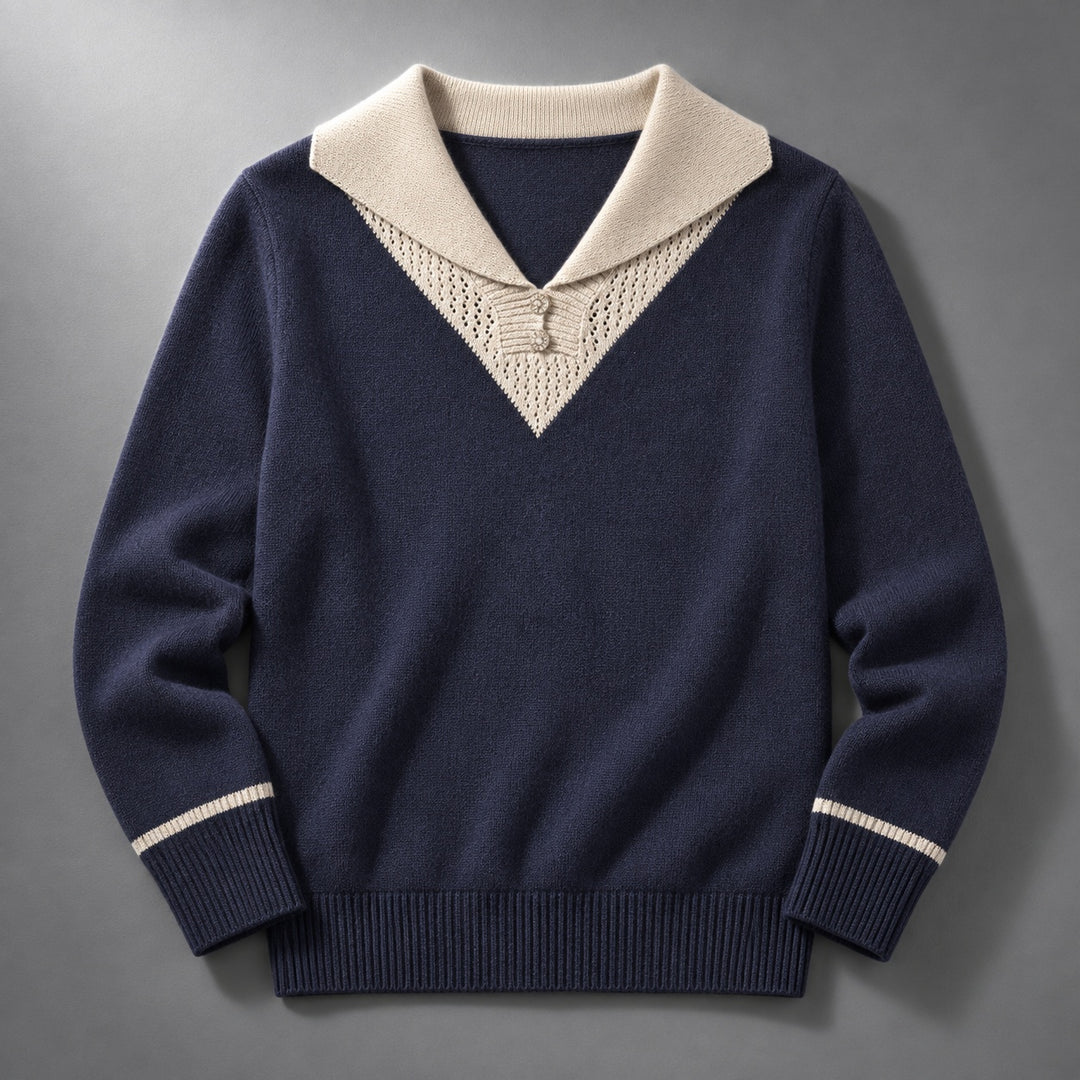 Matilde Collared Knit Pullover — ce_soul_s1_01