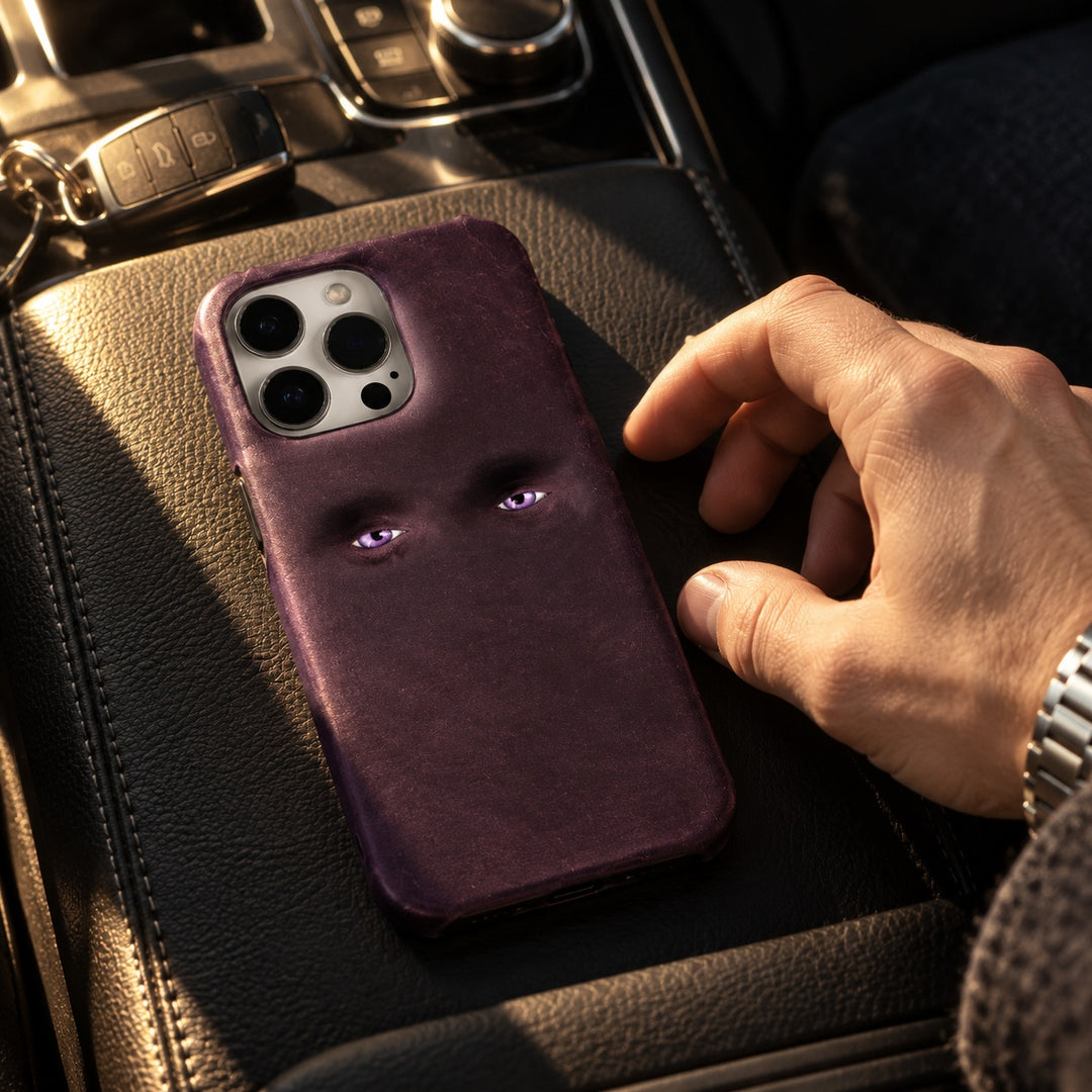 Mystic Gaze Leather Case — ce_metastatic_01