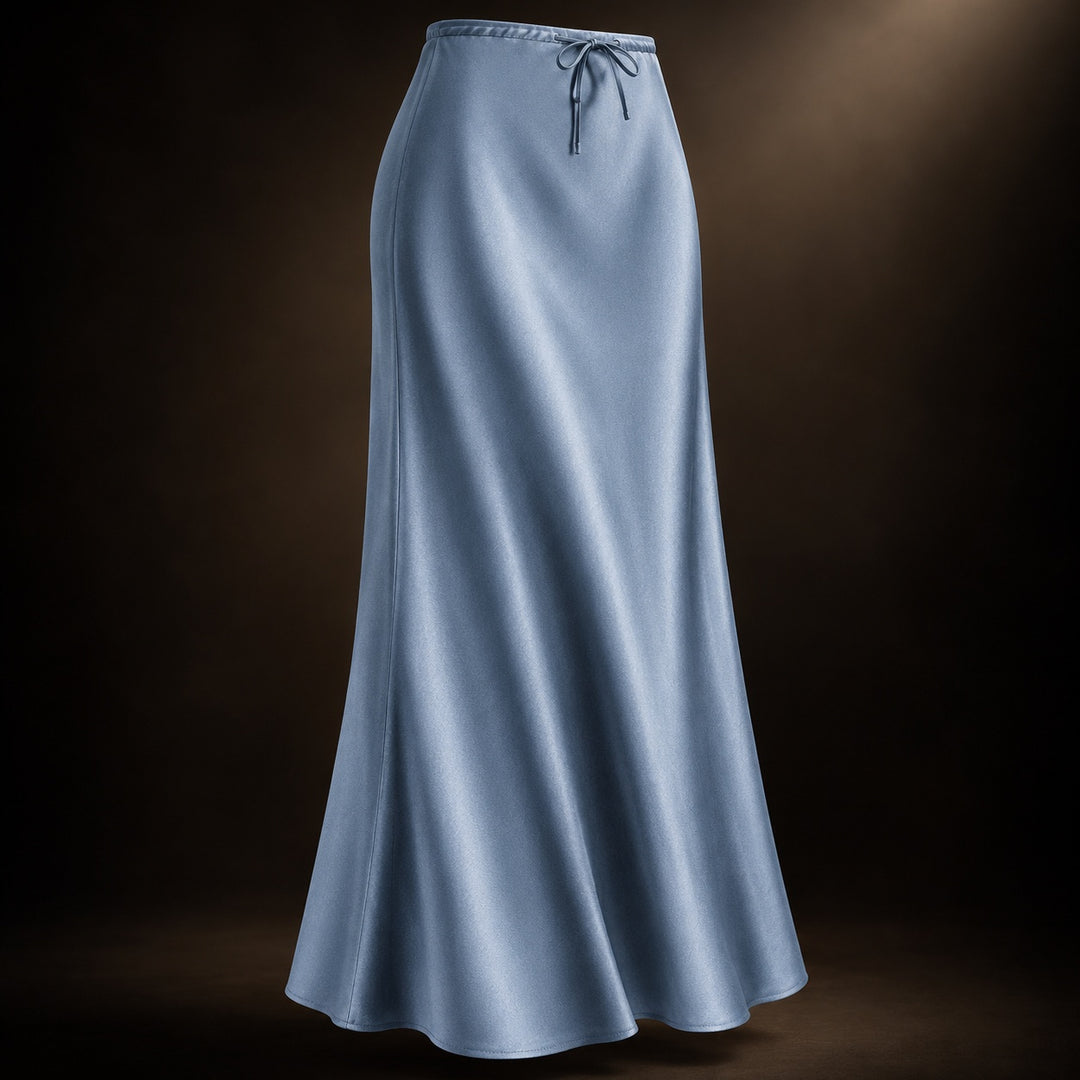Ondine Drawstring Satin Skirt — ce_soul_s3_01