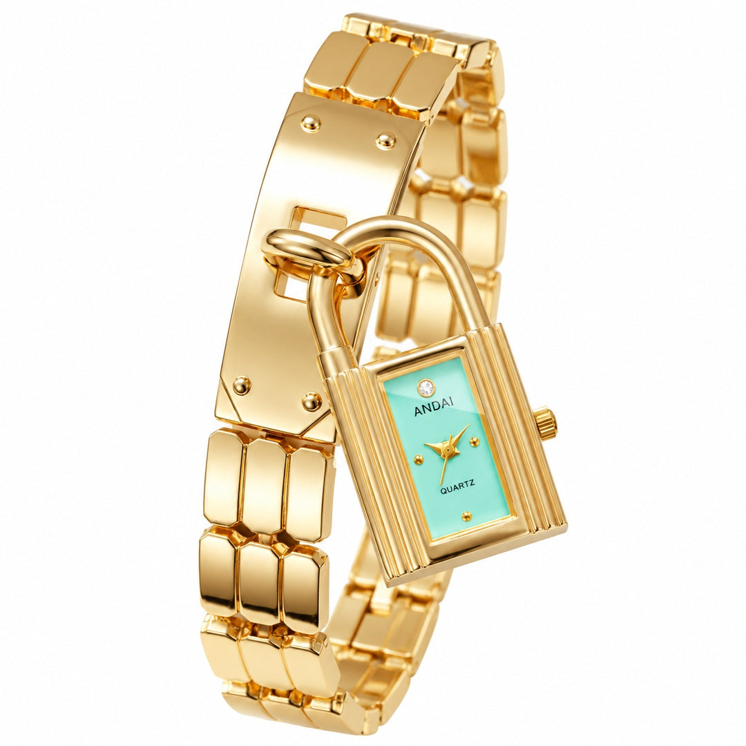 Padlock Charm Bracelet Watch — ce_wb_01